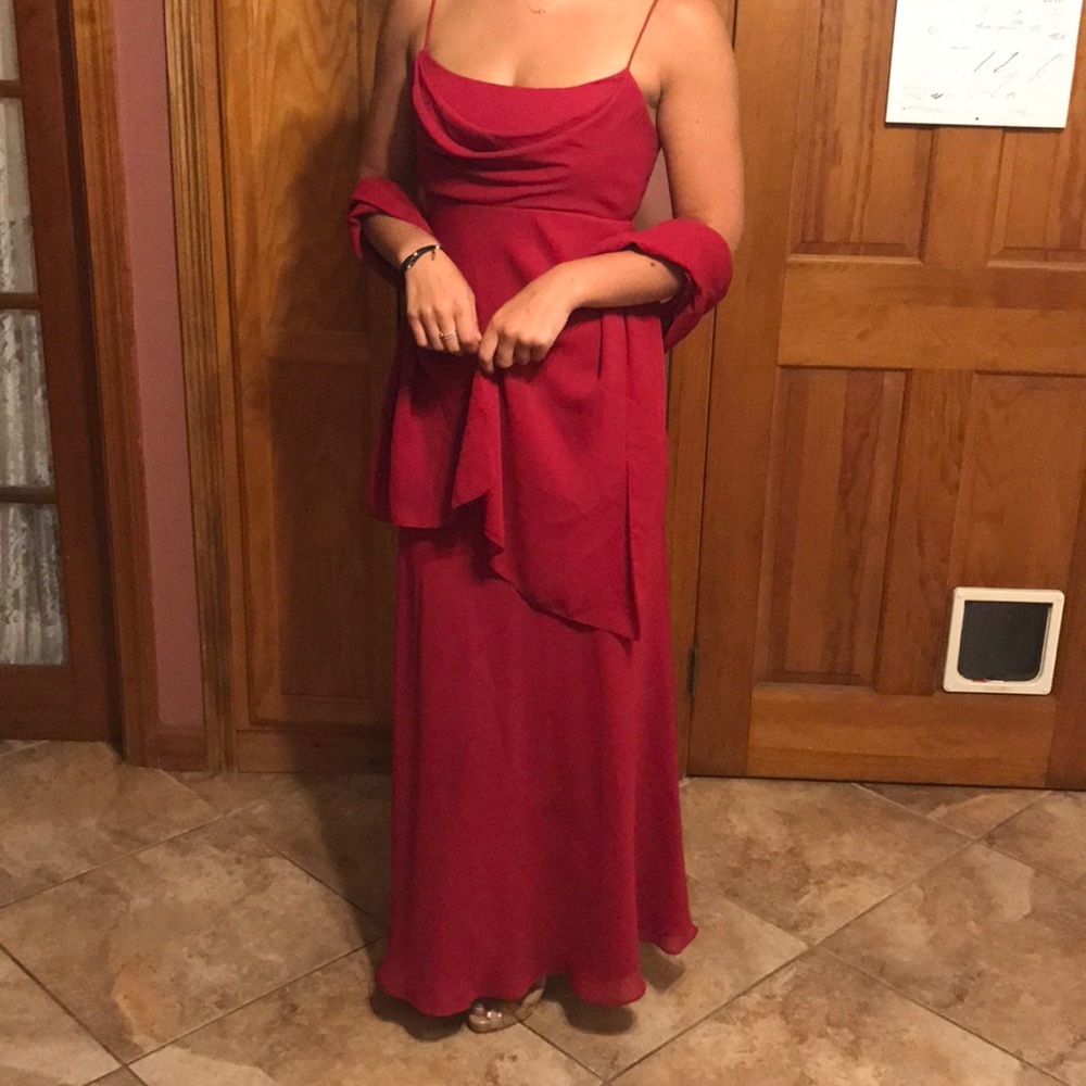 Red formal wedding/ball dress